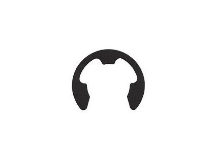 81156 pojistny trmenovy krouzek cerny din 6799 7 0 x 0 90