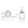 Pillow Block Unit Set Screw Cast Housing UCP Type S