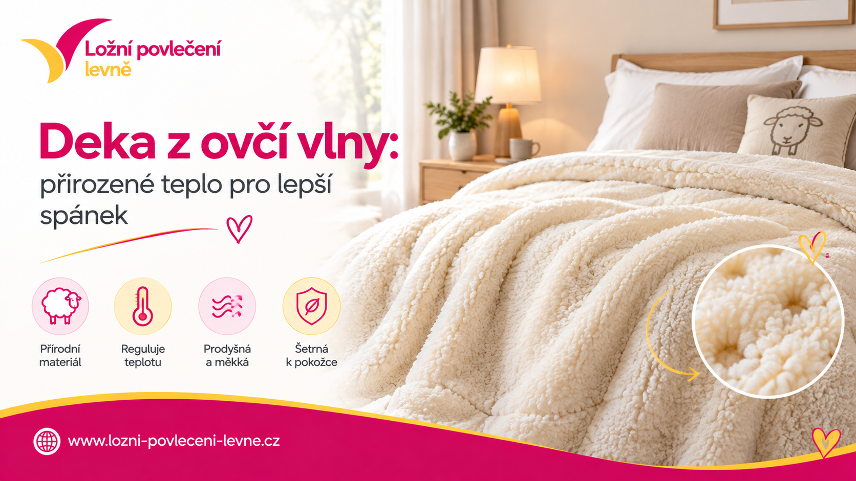 Deka z ovčí vlny: přirozené teplo pro lepší spánek