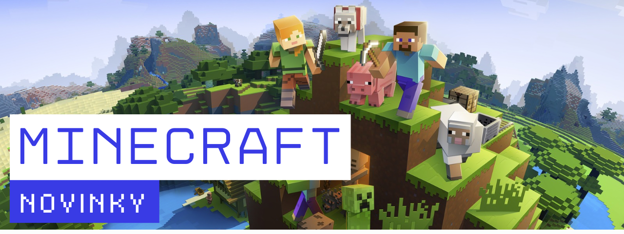 Minecraft nové produkty
