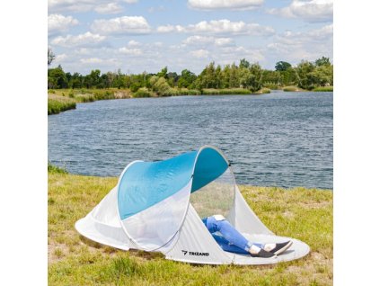 eng pl Beach tent 220x120x90cm turquoise gray 14600 4