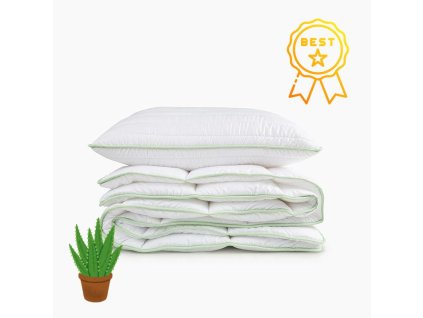 Přikrývka a polštář ALOE VERA PREMIUM sada