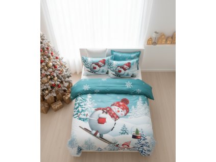 3 díl. Vánoční povlečení SNOWMAN