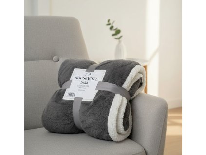 ROYAL BERÁNKOVÁ DEKA šedá