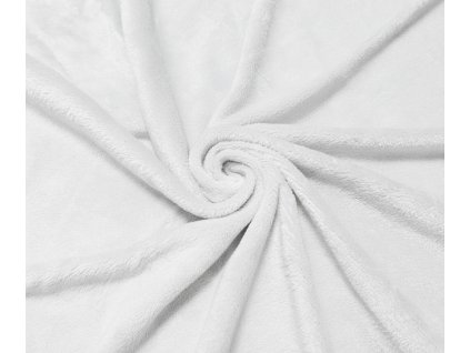 mikroplyšové povlečení royal bílá