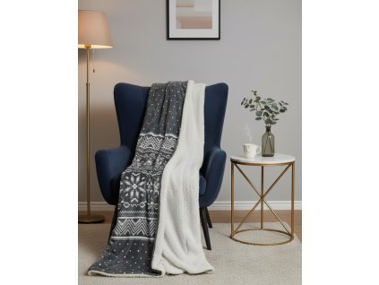 hřejivá luxusní beránková deka 2