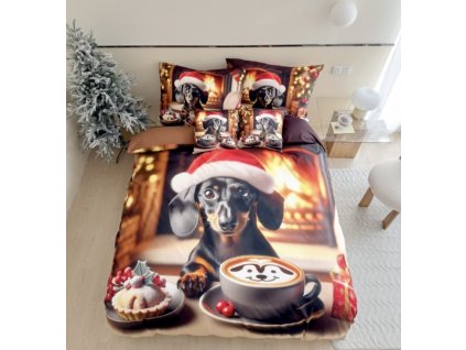 Flanelové Vánoční Povlečení 5