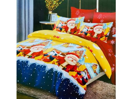 7dílné vánoční povlečení - Santa a Tučňák
