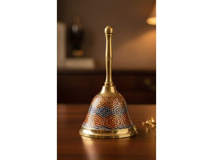 🔔 Mosazný Zvoneček se Stopkou