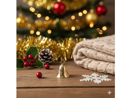 🔔 Mosazný Zvoneček na Zavěšení