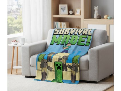 Fleecová deka MINECRAFT 2
