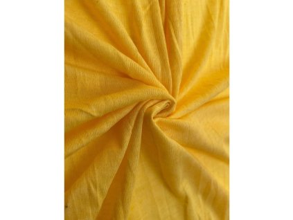 Jersey prostěradlo ECONOMY 90x200cm žluté