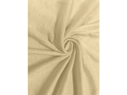 Jersey prostěradlo ECONOMY 90x200cm sv. žluté