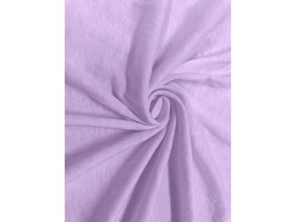 Jersey prostěradlo ECONOMY 90x200cm sv. fialová