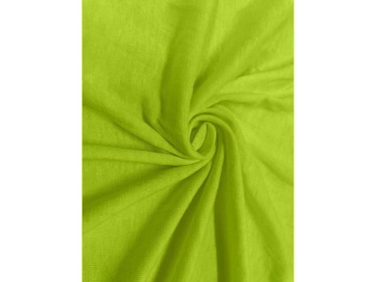 Jersey prostěradlo ECONOMY 90x200cm zelená