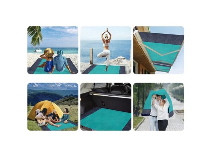 eng pl Beach picnic blanket 208x208cm Trizand 21209 16772 4