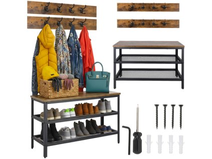 eng pl Shoe rack with hanger 73cm Ruhhy 27037 18662 8 (1)