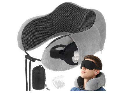 eng pl 3D Travel Pillow Xtrobb 26087 18774 13
