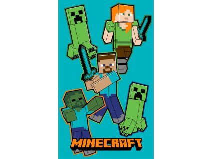 Bavlněný froté ručník MINECRAFT 30x50cm