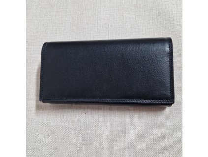 Velká kožená peněženka - černá