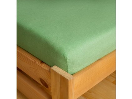 Dětské froté prostěradlo 60x120 cm -zelené