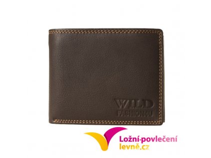 Pánská kožená peněženka černa - WILD 5