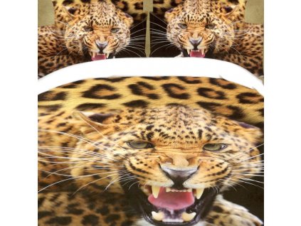 7-dílné 3D povlečení - tiger 2