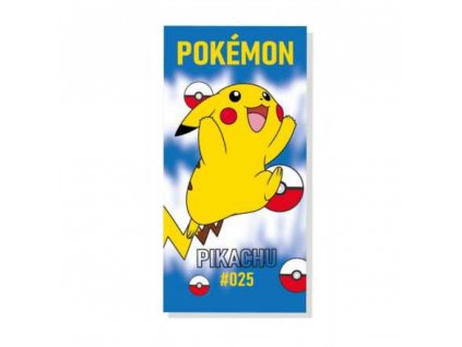 Rychleschnoucí plážová osuška POKÉMON - PIKACHU 2