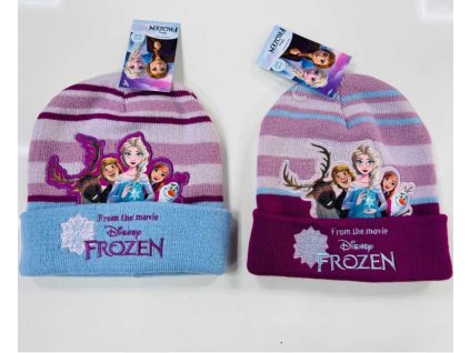 Holčičí zimní čepice set 2ks FROZEN