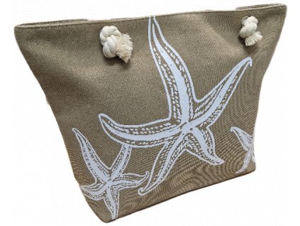 Plážová taška 48x35x15cm - hvězdice