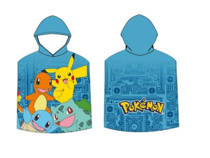 Poncho mikrofibra 50x100 Pokemon 2017 EAN 8435631312413