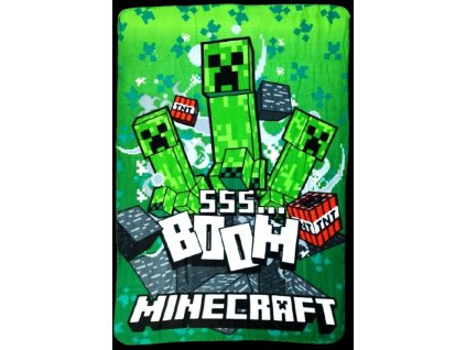 Fleecová deka MINECRAFT 100x140 cm