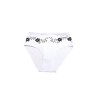 Dámské bavlněné kalhotky Květ VĚTŠÍ VELIKOS - bílá