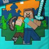detske povleceni minecraft alex a steve modro tyrkysove 16627 b 11zon