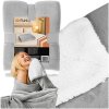 eng pl Double sided blanket 150x200cm light gray Ruhhy 26293 18337 12