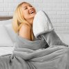 eng pl Double sided blanket 150x200cm light gray Ruhhy 26293 18337 3
