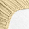 Jersey prostěradlo ECONOMY 90x200cm sv. žluté