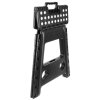 eng pl Folding stool black and white 39cm 15917 2