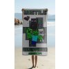 Bavlněná froté osuška MINECRAFT Creeper Coming