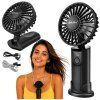 Přenosný mini ventilátor s LED displejem
