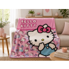 Fleecová deka Hello Kitty Pink 100 × 140 cm