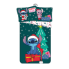 Vánoční bavlněné povlečení Stitch a Angel Christmas