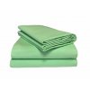 Bavlněné prostěradlo 140x240cm, zelené - PREMIUM
