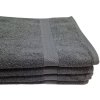 Froté ručník Berta 50x100cm tm. šedý