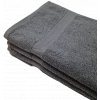 Froté ručník Berta 50x100cm tm. šedý
