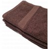 Froté ručník Berta 50x100cm tm.hnědý