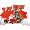 Vánoční francouzské 3D povlečení - Santovo překvapení