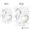 i3095 74797 self adhesive wallpaper unicorn rainbow coloured textile wall sticker lg (1)