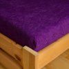 PREMIUM FROTÉ prostěradlo fialové - 160x200cm