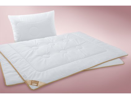 Antibakteriální celoroční set (Varianty celoroční set Economy: 70x90 cm bez zipu (1000 g) + 135x200 cm (300 g/m²))